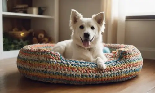 Cómo hacer una cama para perros sin coser