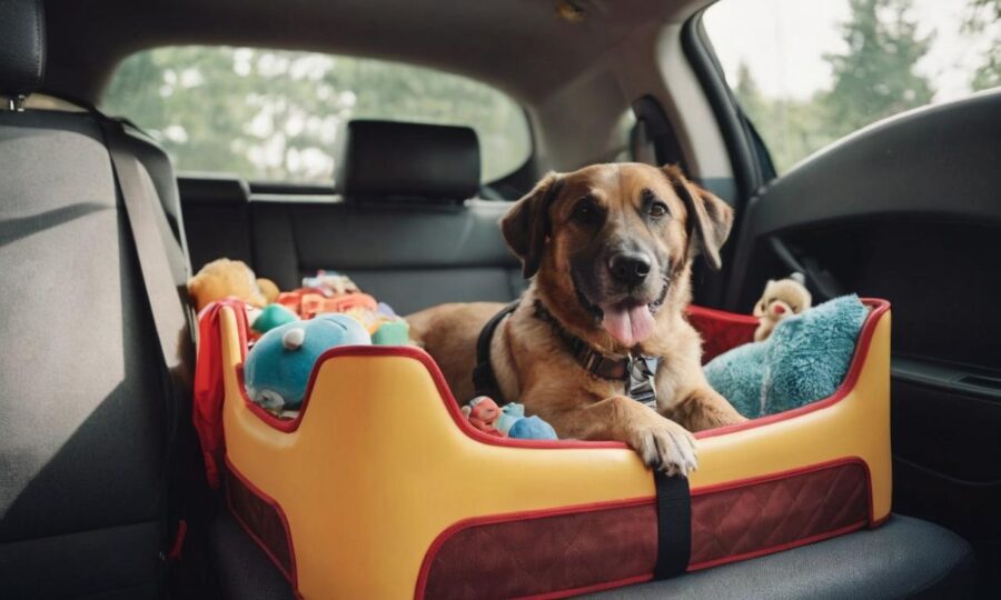Cómo viajan los perros en coche